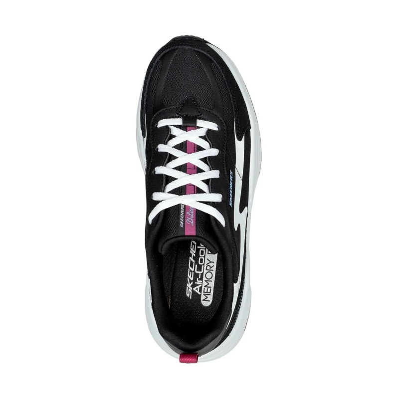 Tenis Skechers Negro Mujer sport d'lites wave