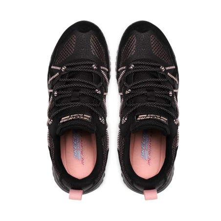 Tenis Skechers Negro Mujer Zigzag Swagger