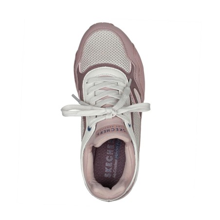 Tenis Skechers Rosa Mujer Uno Heel 2