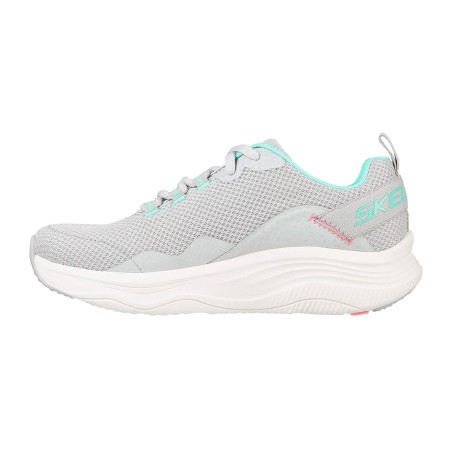 Tenis Skechers Gris Mujer D'lux fitness