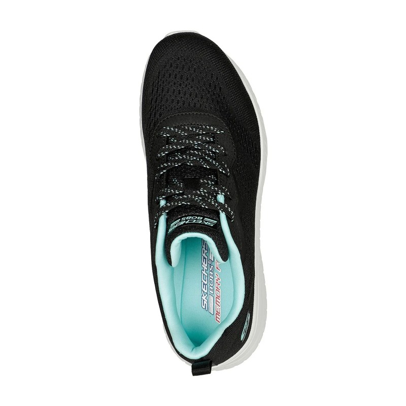 Tenis Skechers Negro Mujer Bobs Squads Chaos