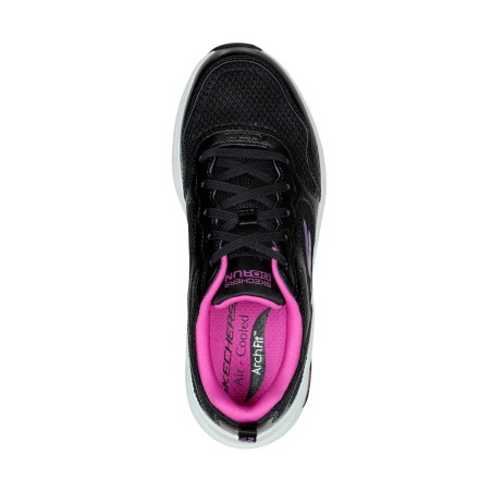 Tenis Skechers Negro Mujer Go Run Arch Fit Easy Road