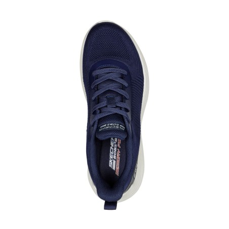 Tenis Skechers Azul Mujer Bobs Sport Squad Waves