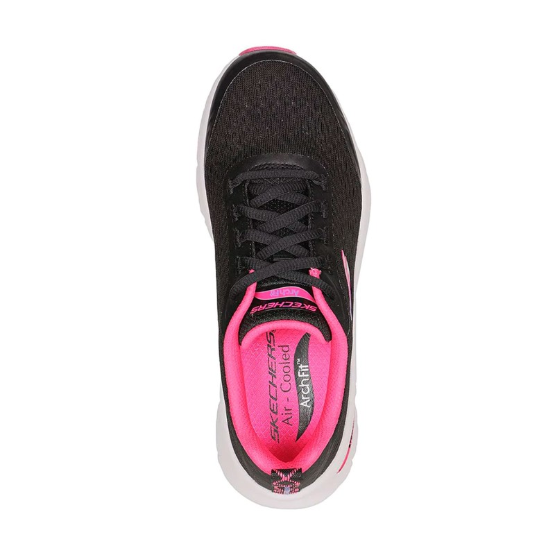 Tenis Skechers Negro Mujer Archfitd"Lux-Cozypath