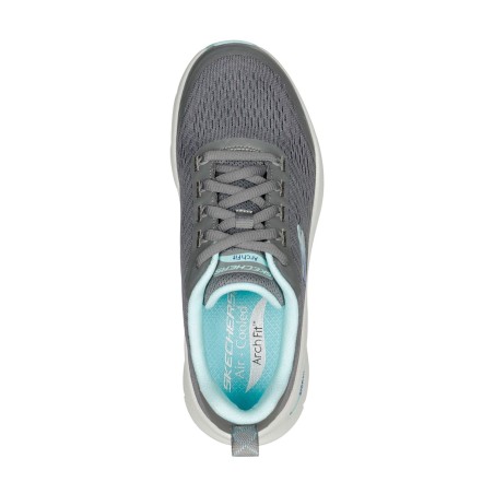 Tenis Skechers Gris Mujer Archfitd"Lux-Cozypath