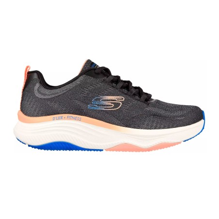 Tenis Skechers Gris Mujer Relaxed Fit: D'Lux Fitness