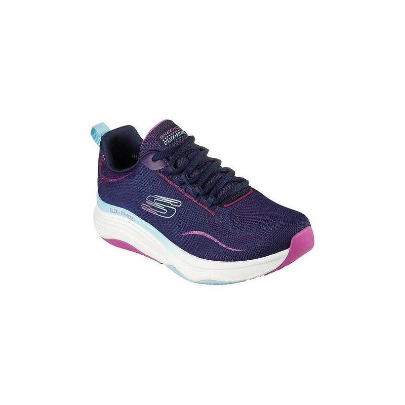 Tenis Skechers Lila Mujer Relaxed Fit: D'Lux Fitness