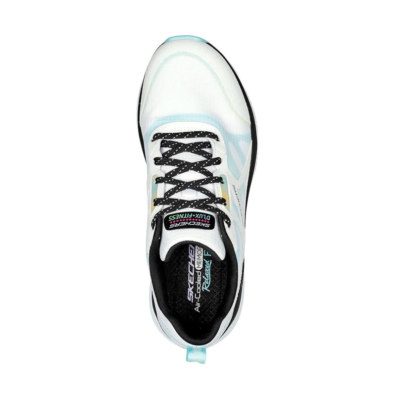 Tenis Skechers Blanco Mujer D'Lux Fitness