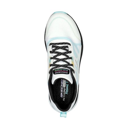 Tenis Skechers Blanco Mujer D'Lux Fitness