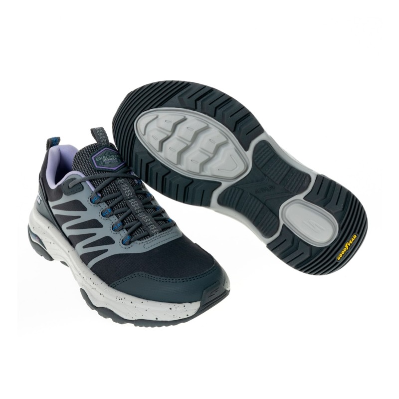 Tenis Skechers Gris Mujer Go walk Arch Fit Outdoor - Alpine Creek