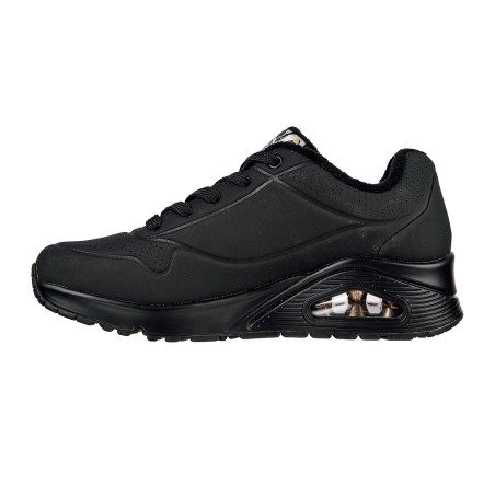 Tenis Skechers Negro Mujer Uno Metallic Love