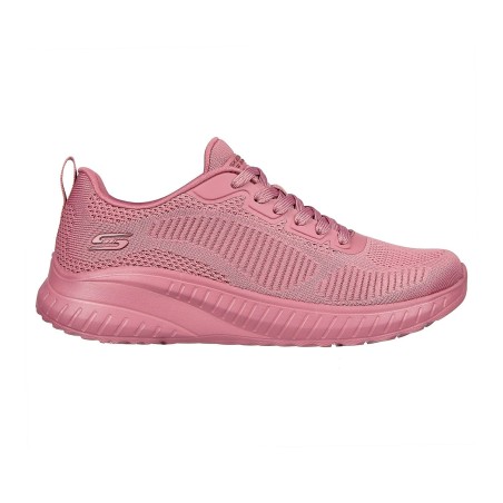 Tenis Skechers Rosa Mujer Bobs Squad Chaos - Face Off