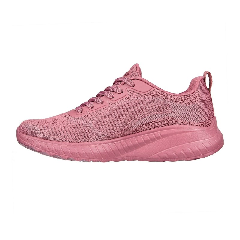 Tenis Skechers Rosa Mujer Bobs Squad Chaos - Face Off