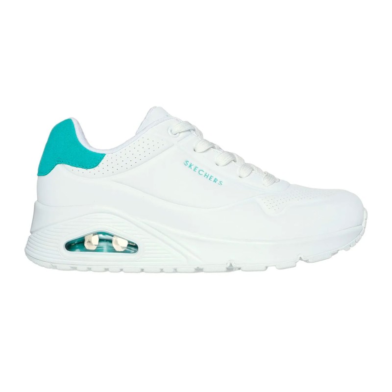 Tenis Skechers Blanco Mujer Uno Pop Back