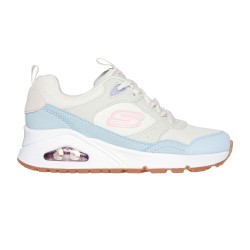 Tenis Skechers Junior Multicolor Uno Mesh Mode Natural