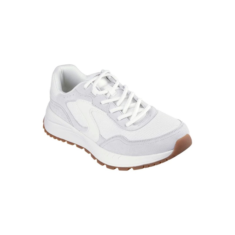 Tenis Skecher Blanco Hombre Fury Lace Low