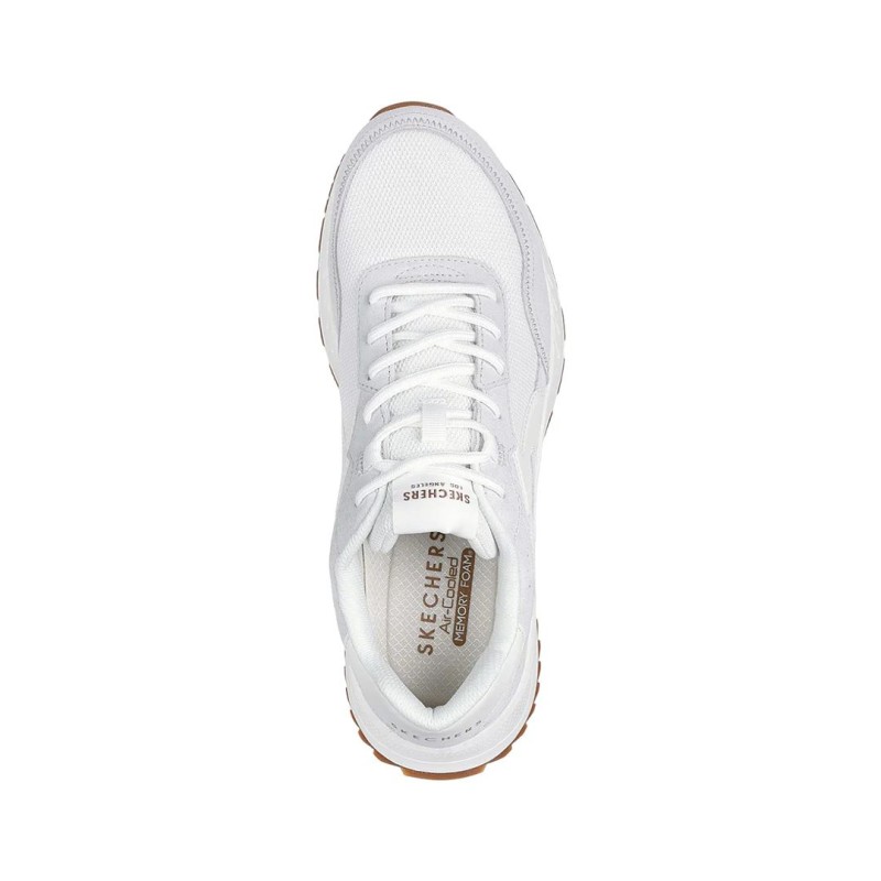 Tenis Skecher Blanco Hombre Fury Lace Low